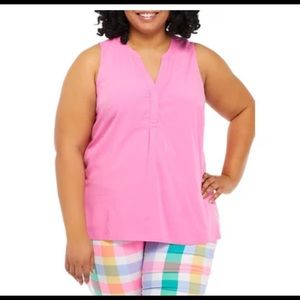 Crown Ivy plus-size sleeveless top